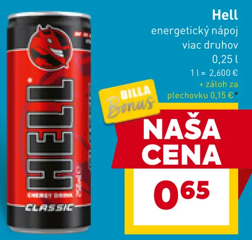Hell energetický nápoj plechovka