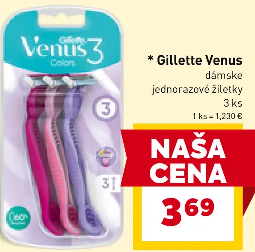 Gillette Venus dámske žiletky