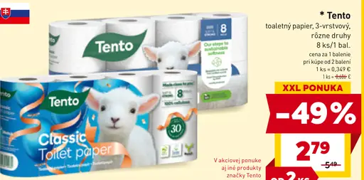 Tento toaletný papier