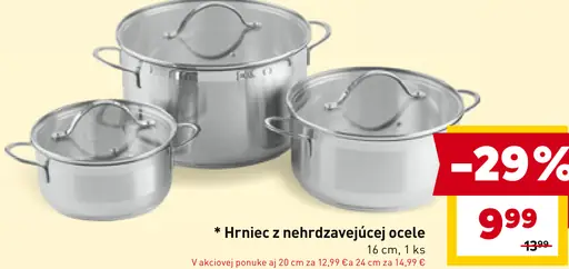 Hrniec z nehrdzavejúcej ocele
