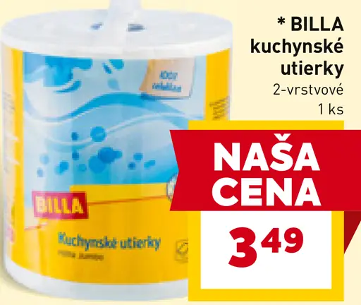 BILLA kuchynské utierky