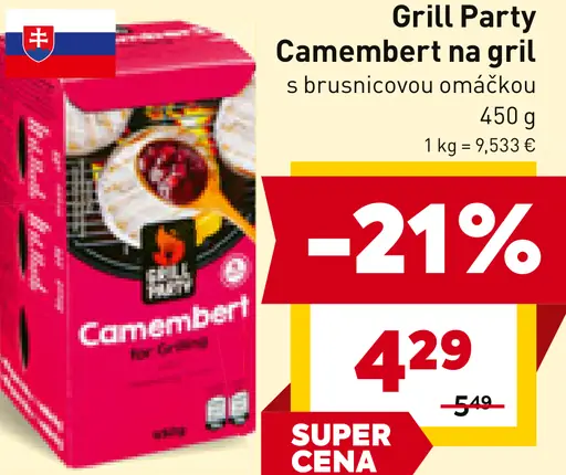 GRILL Party camembert na gril