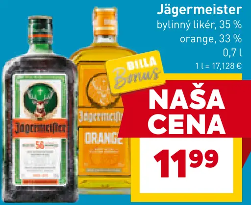 Jägermeister Orange bylinný likér 33%