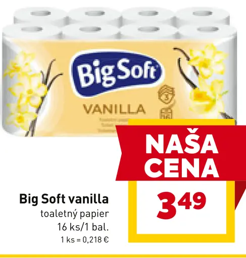 Big Soft Vanilla toaletný papier