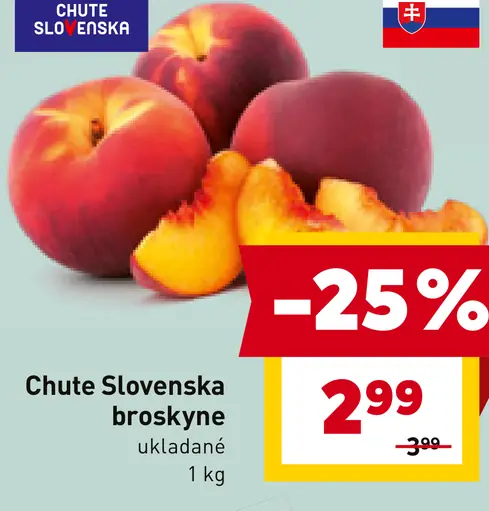 Chute Slovenska broskyne