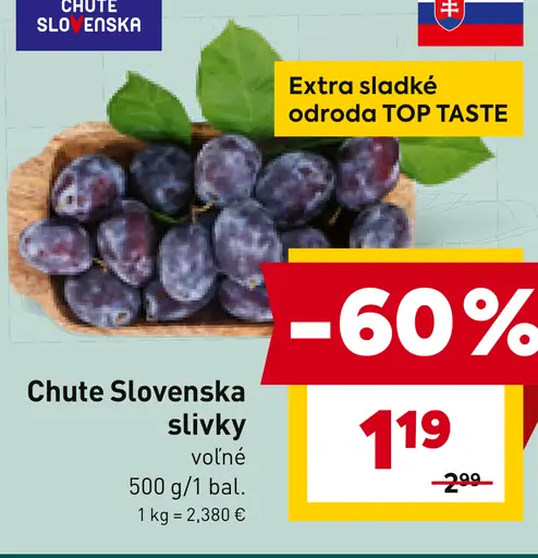 Chute Slovenska slivky