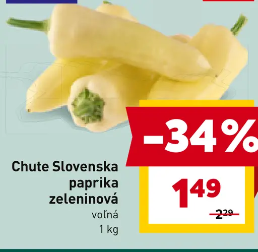 Chute Slovenska paprika zeleninová