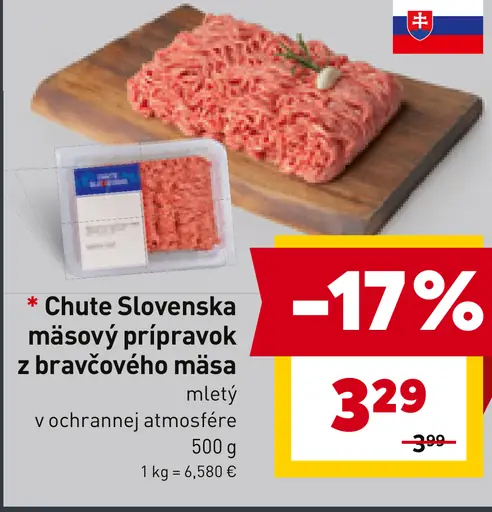 Chute Slovenska Mäsový prípravok z bravčového mäsa