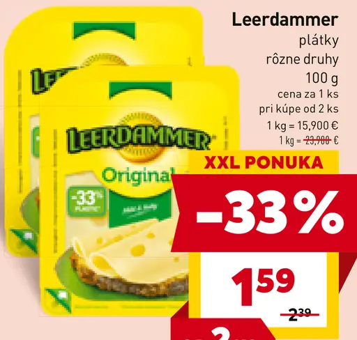 Leerdammer plátky