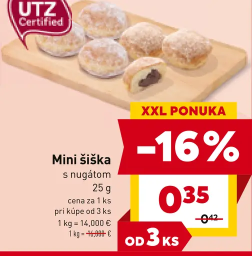 Mini šiška s nugátom