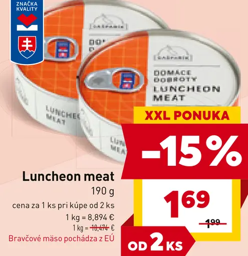 Luncheon meat