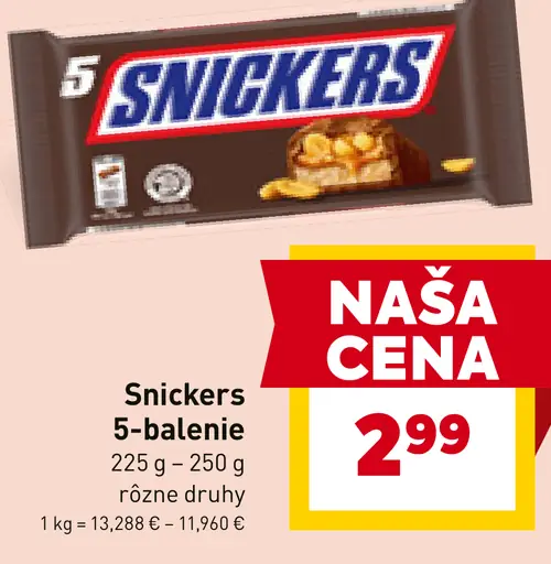 Snickers 5-balenie