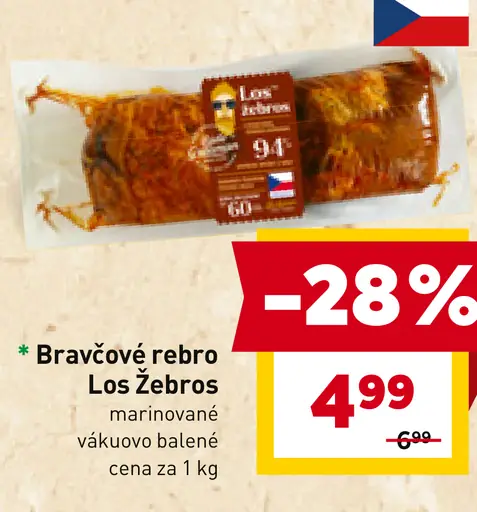 Bravčové rebro Los Žebros