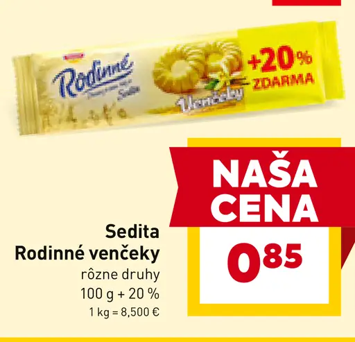 Sedita Rodinné venčeky
