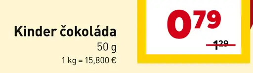 Kinder čokoláda
