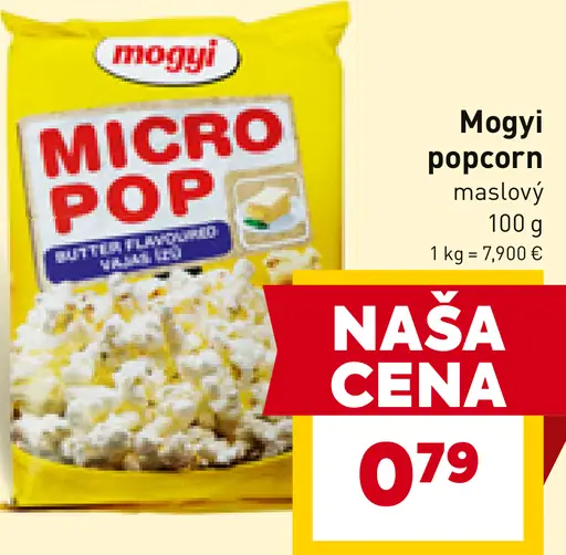 Mogyi popcorn maslový