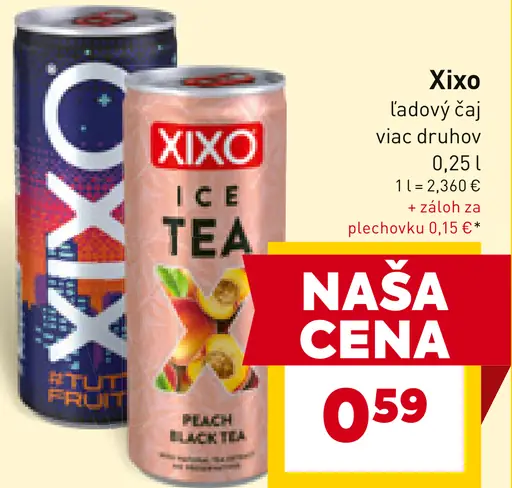 Xixo Ľadový čaj plechovka