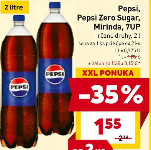 Pepsi, Pepsi Zero, Mirinda, 7Up