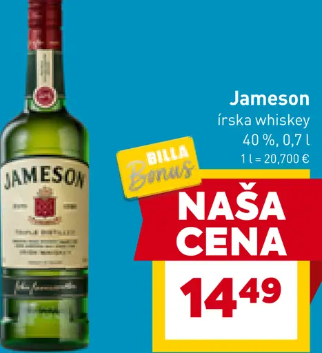Jameson Irish Whiskey