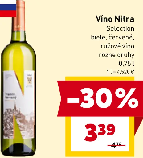 Vino Nitra Selection víno
