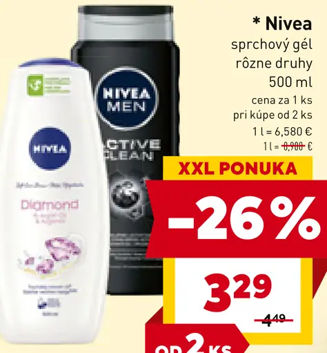 Nivea sprchový gél