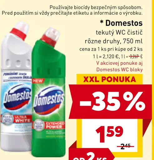 Domestos WC čistič