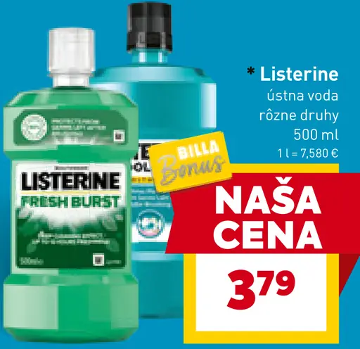 Listerine ústna voda