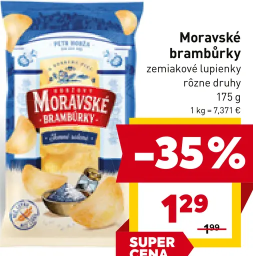 Moravské brambůrky zemiakové lupienky