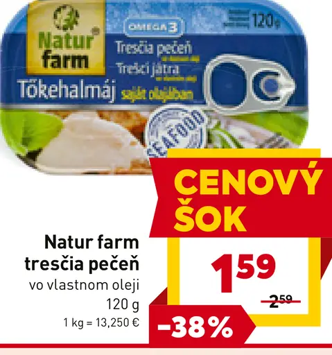Natur farm tresčia pečeň