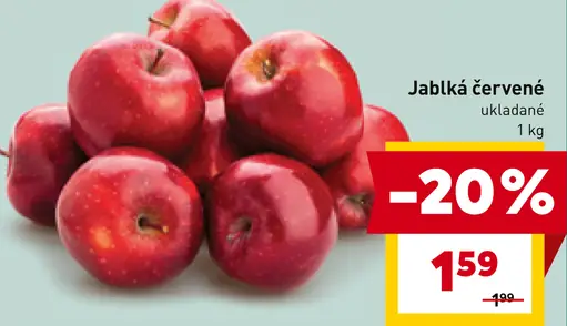 Červené jablká