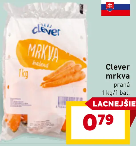 Clever mrkva praná
