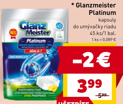Glanmeister Platinum kapsuly