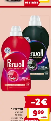 Perwoll prací gél