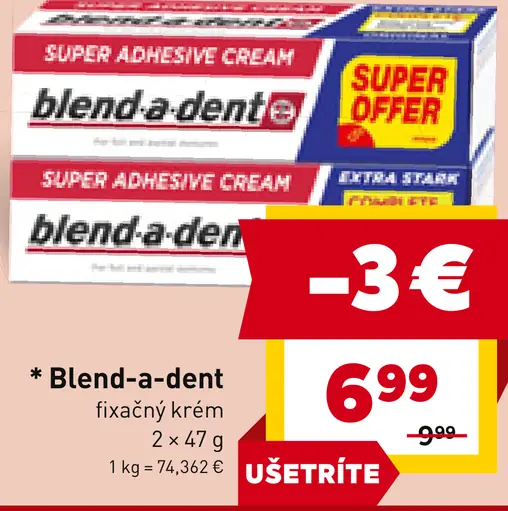 Blend a dent fixačný krém