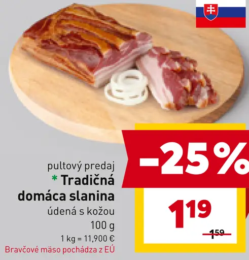 Tradičná domáca slanina