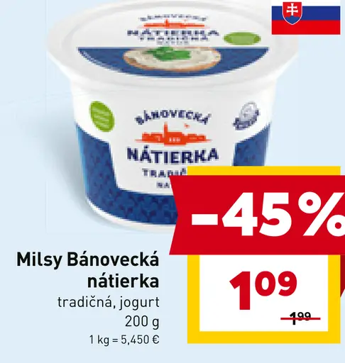 Milsy Bánovecká nátierka