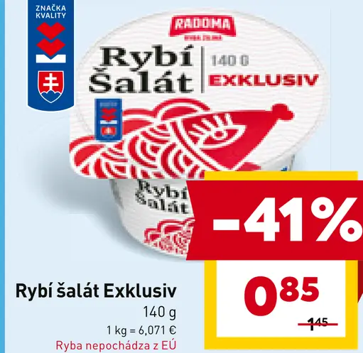 Rybi šalát Exklusiv
