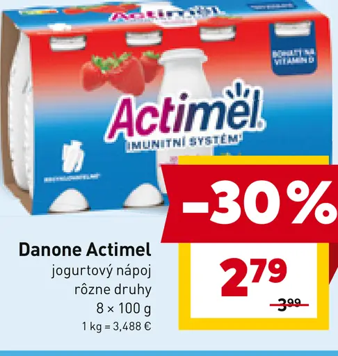 Danone Actimel jogurtový nápoj