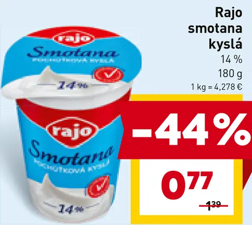 Rajo Smotana kyslá