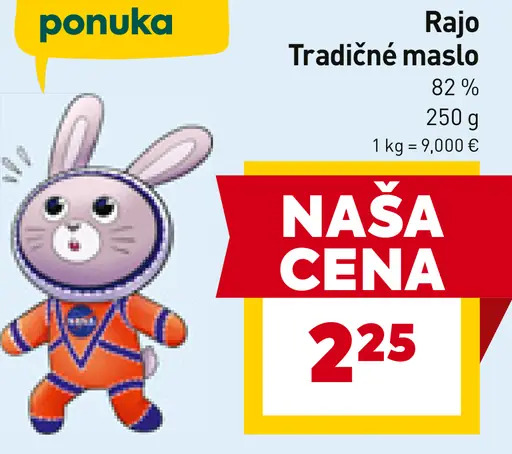 Rajo Tradičné Maslo