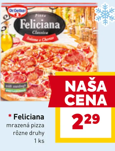 Dr. Oetker Feliciana mrazená pizza rôzne druhy