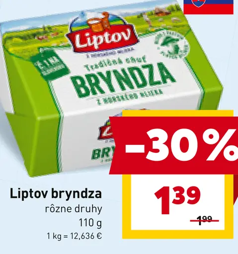 Liptov bryndza z ovčieho mlieka