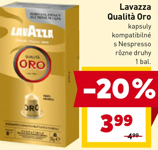 Lavazza Qualità Oro kapsuly kompatibilné s Nespresso