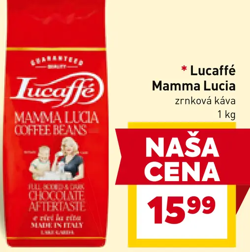 Lucaffé Mamma Lucia zrnková káva