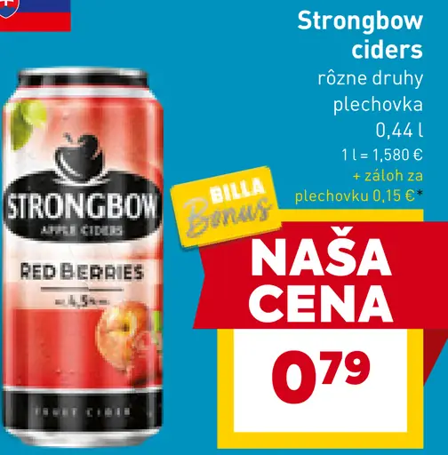 Strongbow plechovka