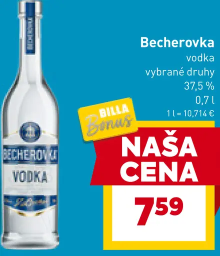 Becherovka vodka