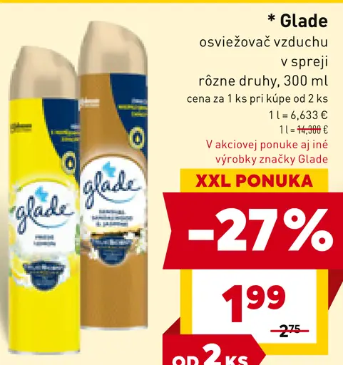 Glade Náplň do osviežovača vzduchu