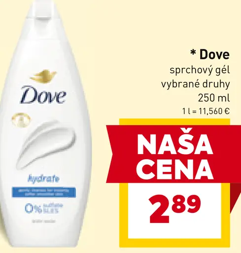 Dove sprchový gél