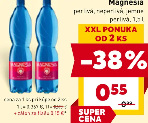 Magnesia mineral water