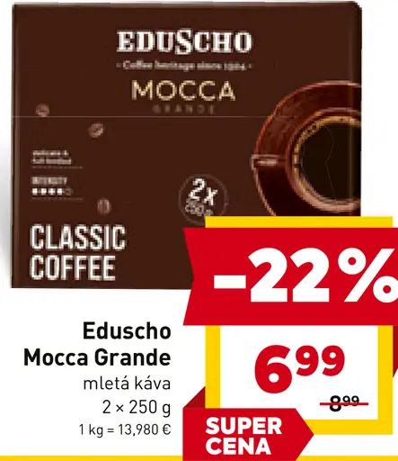 Eduscho Mocca Grande pražená mletá káva